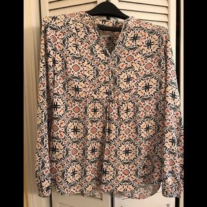 Loft cotton blend top